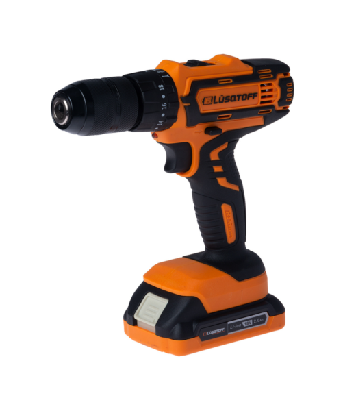 TALADRO A BATERÍA CON PERCUTOR 18 V LUSQTOFF