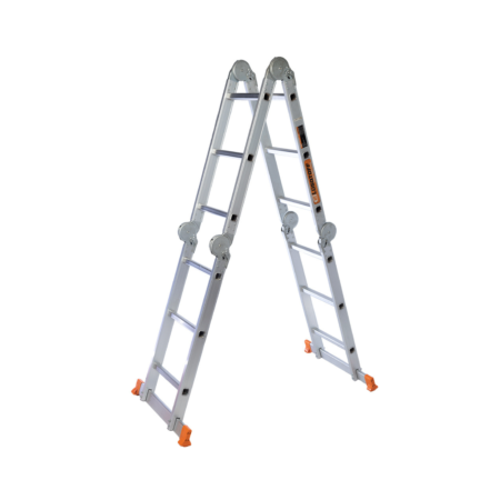 ESCALERA PLEGABLE ALUMINIO 12 ESCALONES LUSQTOFF