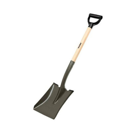 PALA CUADRADA ANCHA 23CM PUÑO PLASTICO PRETUL