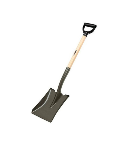 PALA CUADRADA ANCHA 23CM PUÑO PLASTICO PRETUL
