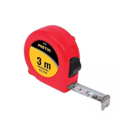 CINTA MÉTRICA 13MM POR 3MTS PRETUL