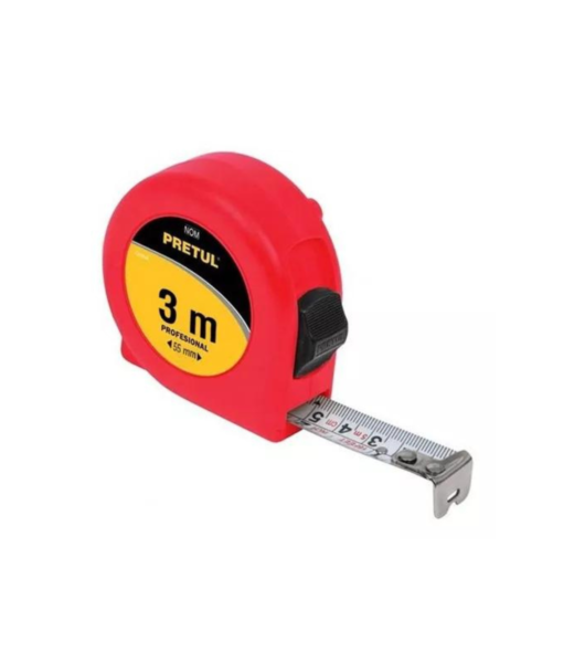 CINTA MÉTRICA 13MM POR 3MTS PRETUL